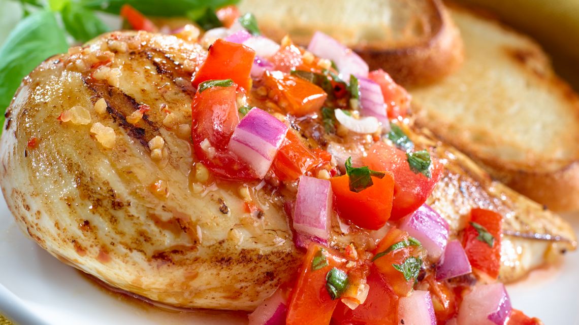 Phase 2 Recipe Chicken Bruschetta