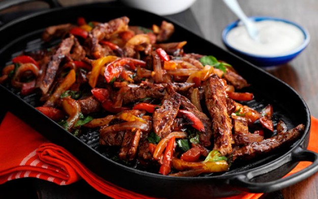 beef fajitas