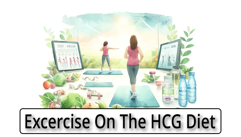 can you exercise on the hcg diet
