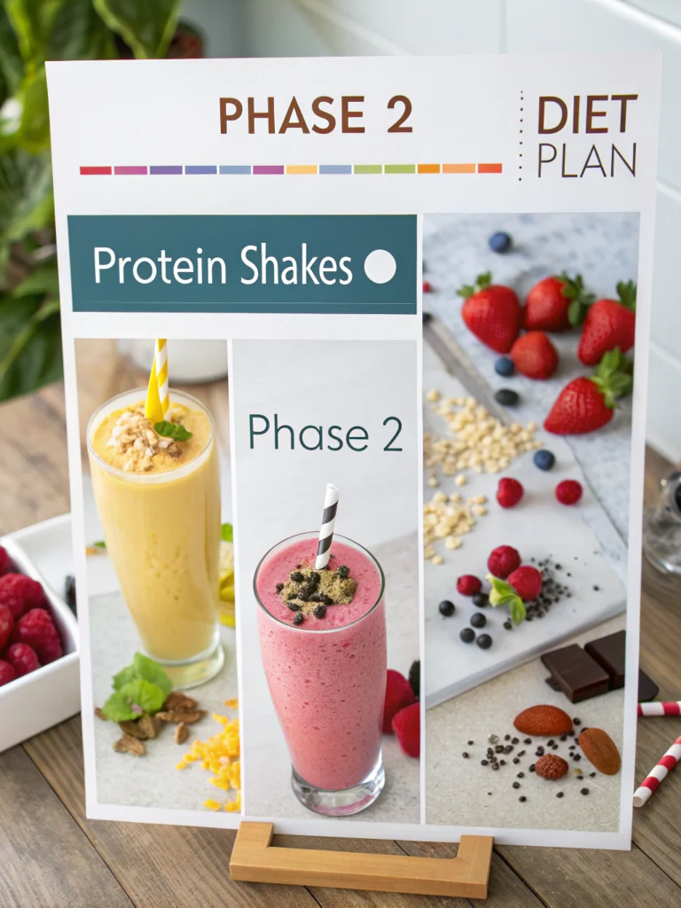 Recommended Protein Shakes - During Phase 2 of Diet Plan 2 Recommended Protein Shakes - During Phase 2 of Diet Plan